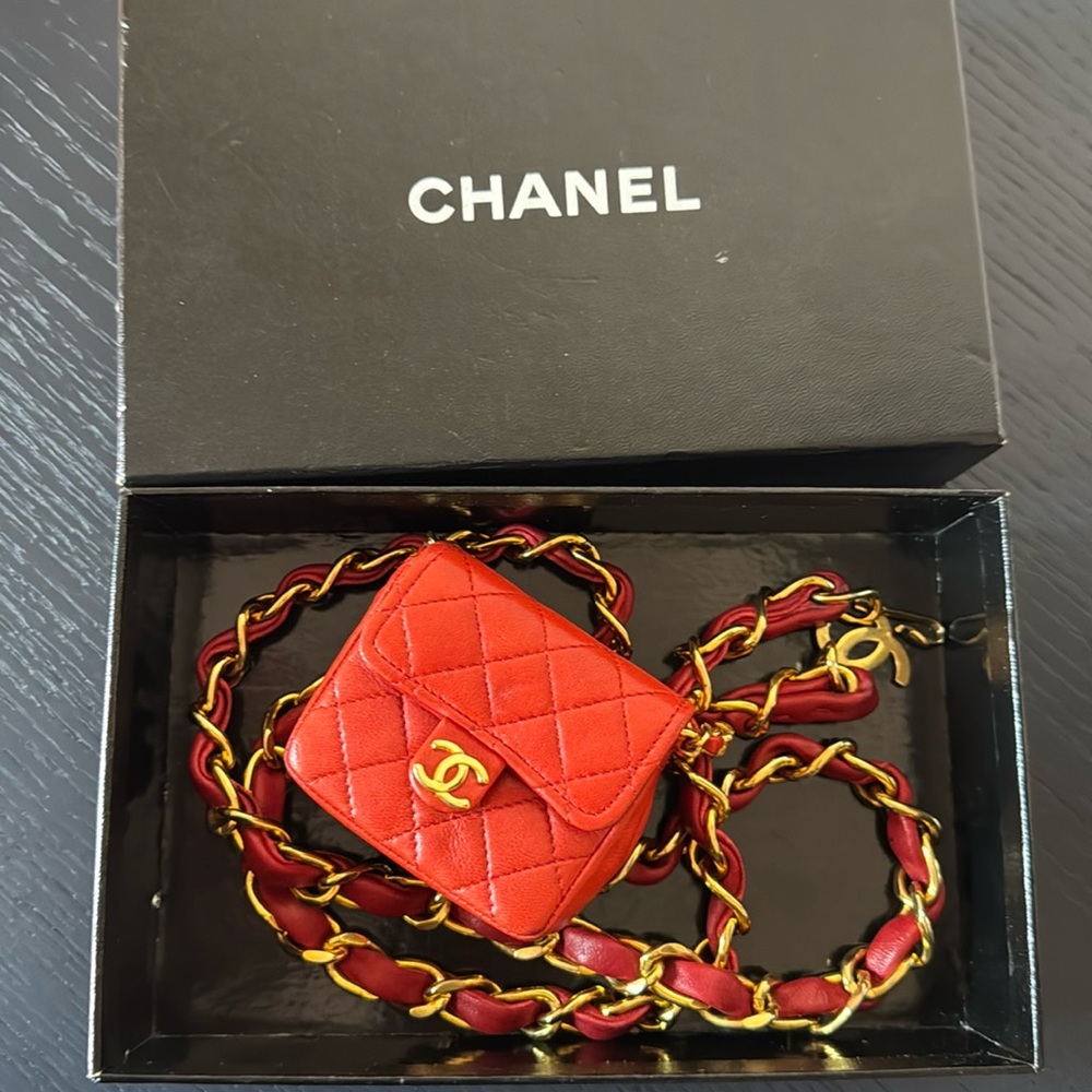 Authentic vintage Chanel belt